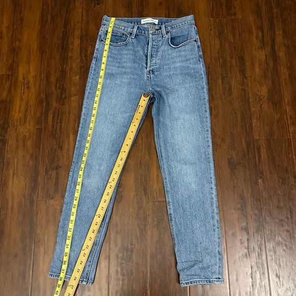 ARITZIA DENIM FORUM The Yoko High Rise Slim Jeans Picture This Bleu - Picture 13 of 14